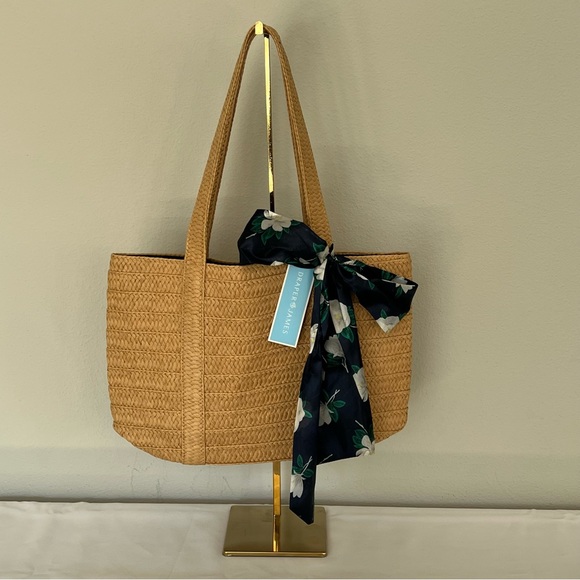 Draper James Everyday Straw Bag NWT - Picture 3 of 7